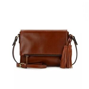 Patricia Nash Crossbody leather brown NWT vintage distressed